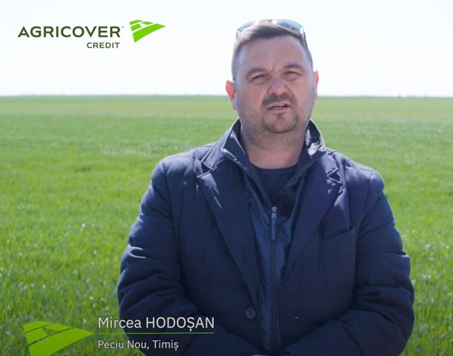 Hodoșan Mircea, fermier partener, mulțumit de colaborarea cu Agricover Credit IFN